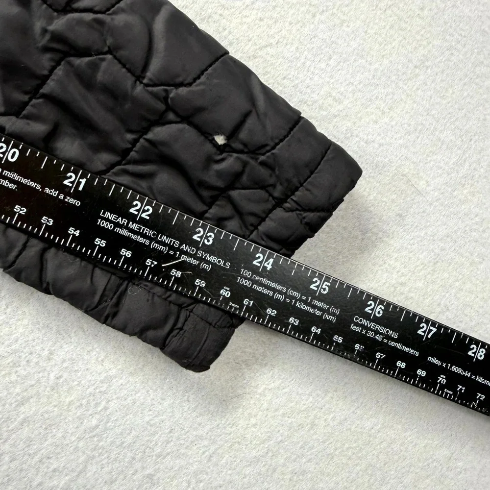 The North Face Thermoball Down Puffer Jacket Boys Small Black Lightweight Zip Up